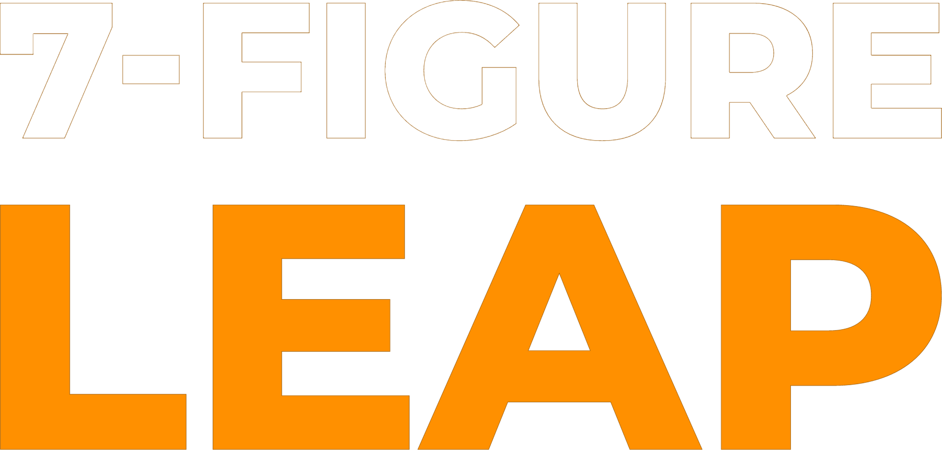 7 Figure Leap Logo